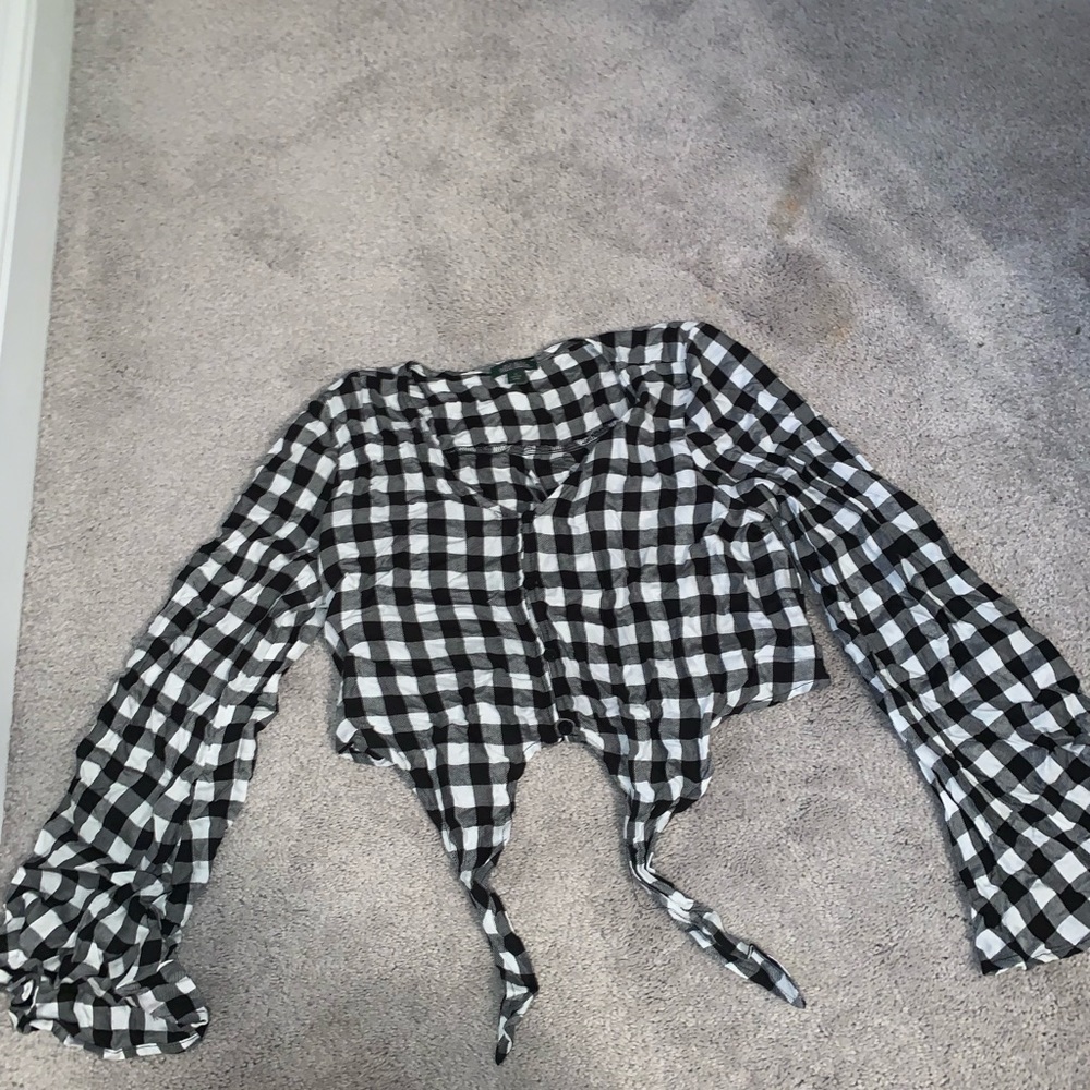 Gingham top